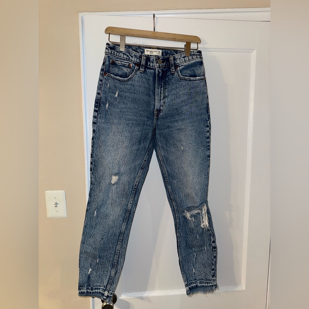 Abercrombie & Fitch High Rise Blue Jeans